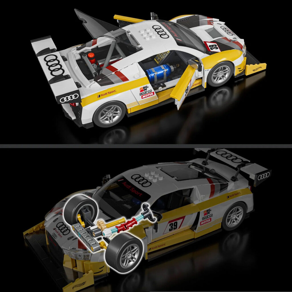 Mattel Brick Shop Hot Wheels ’15 Audi R8 LMS