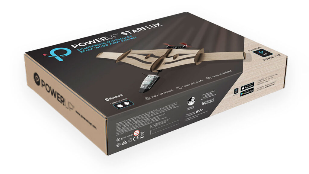 StarFlux Balsa Wood Airplane Kit by PowerUp