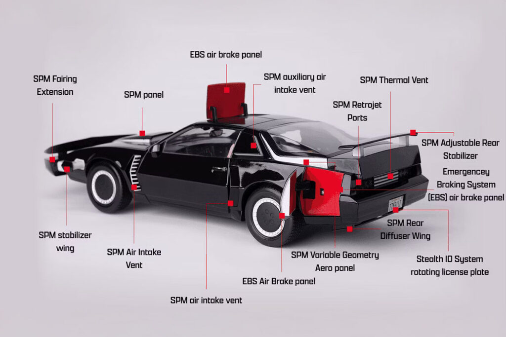 Tomy  1:10 Knight Rider K.I.T.T. Die-cast Replica