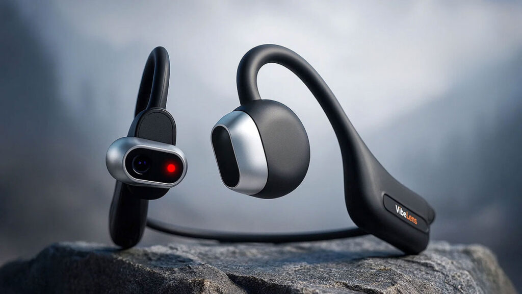VibeLens MusicCam Action Cam Headphones