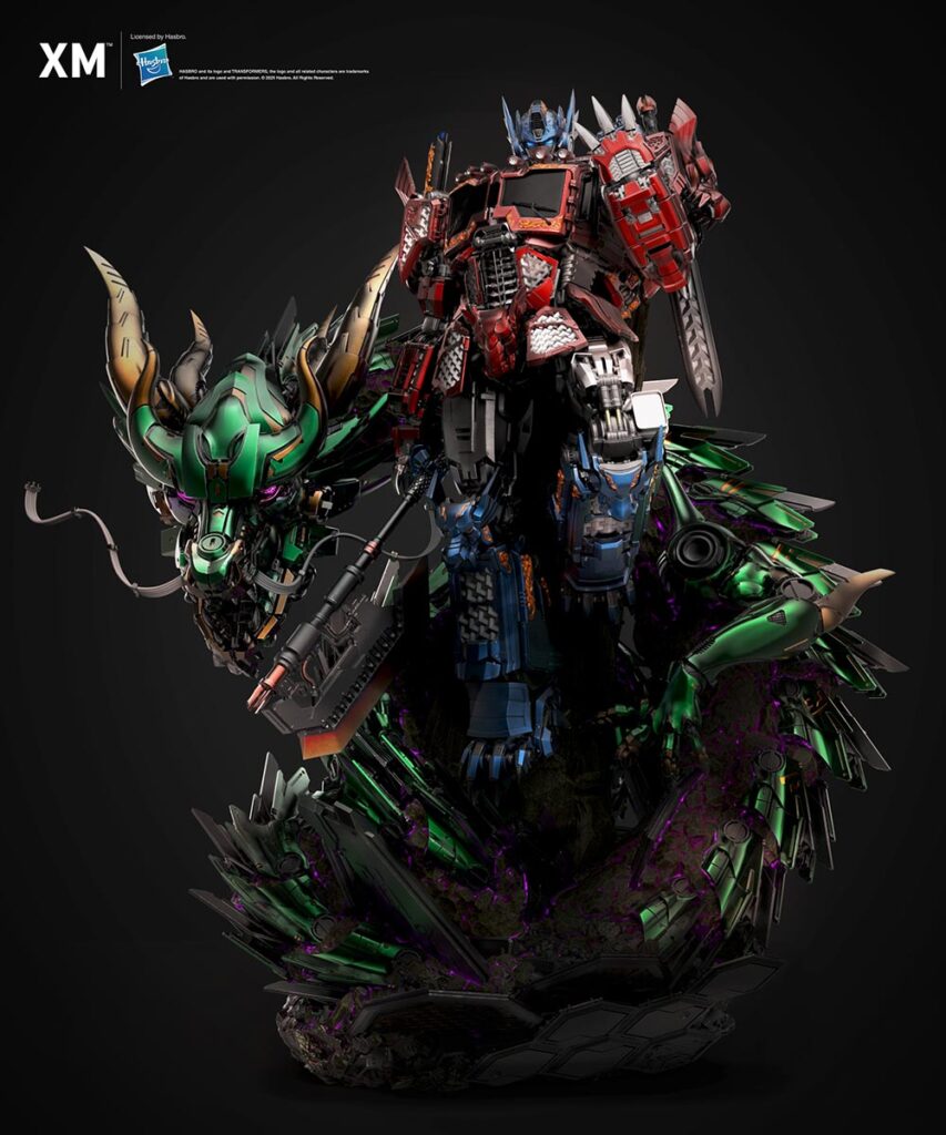 XM Studios Transformers Optimus Prime Azure Dragon Statue