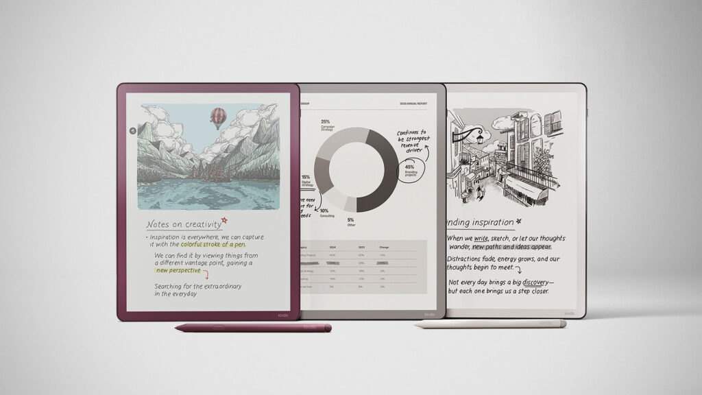 All-new Amazon Kindle Scribe Lineup (2025)
