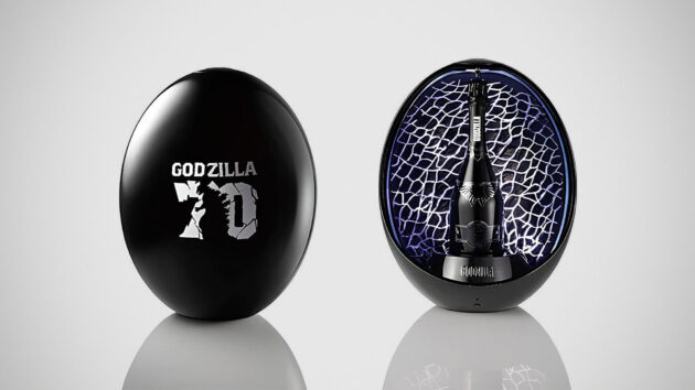 Pop, Roar, Fizz: Godzilla Gets His Own Angel Champagne Vintage 2008 -