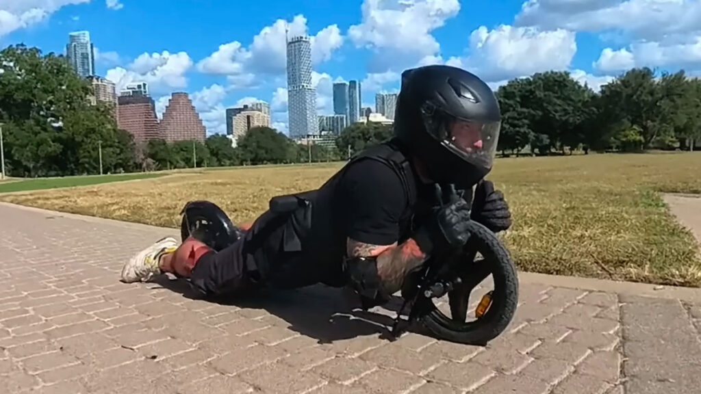 Custom Electric Motorcycle Suit by Jake Carlini