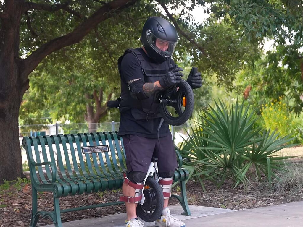 Custom Electric Motorcycle Suit by Jake Carlini