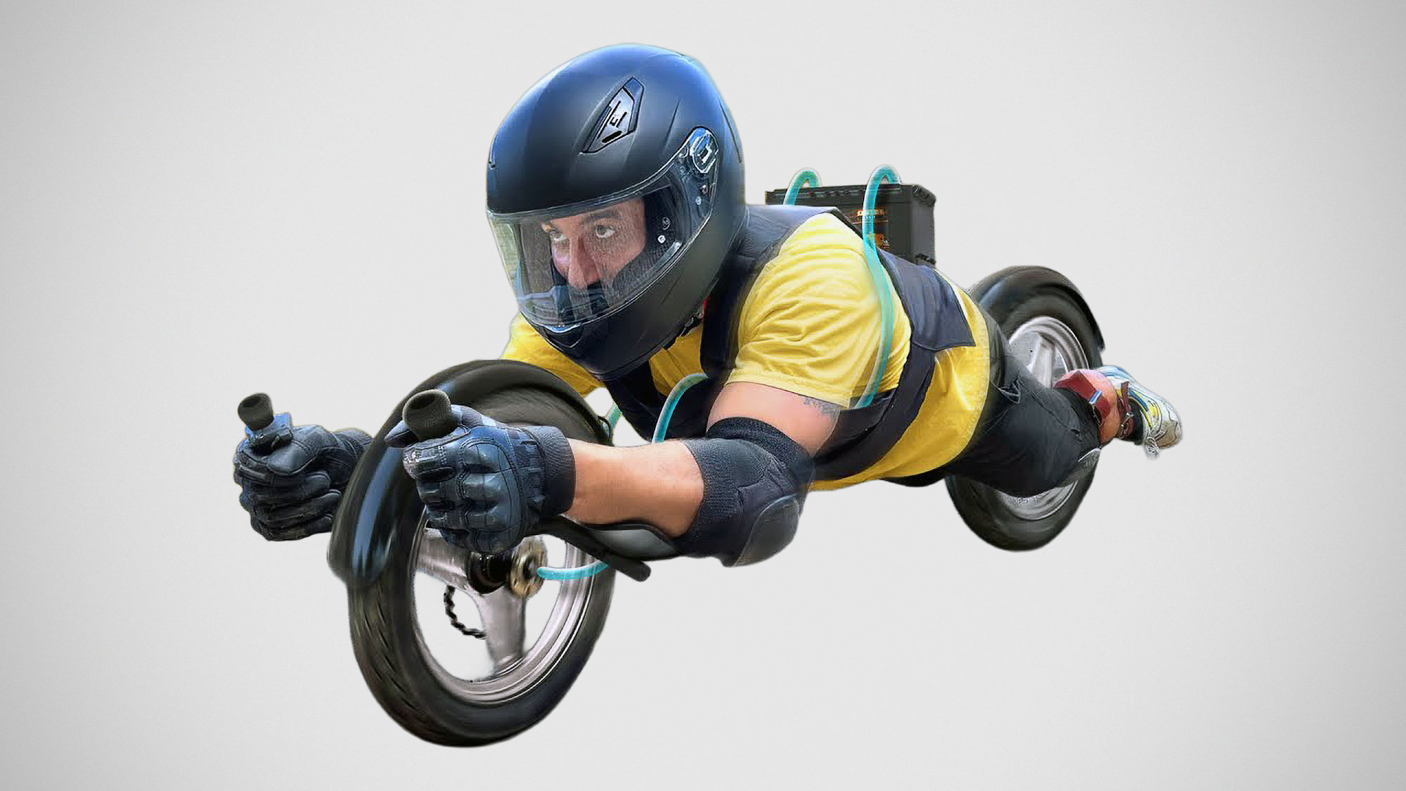 Custom Electric Motorcycle Suit by Jake Carlini