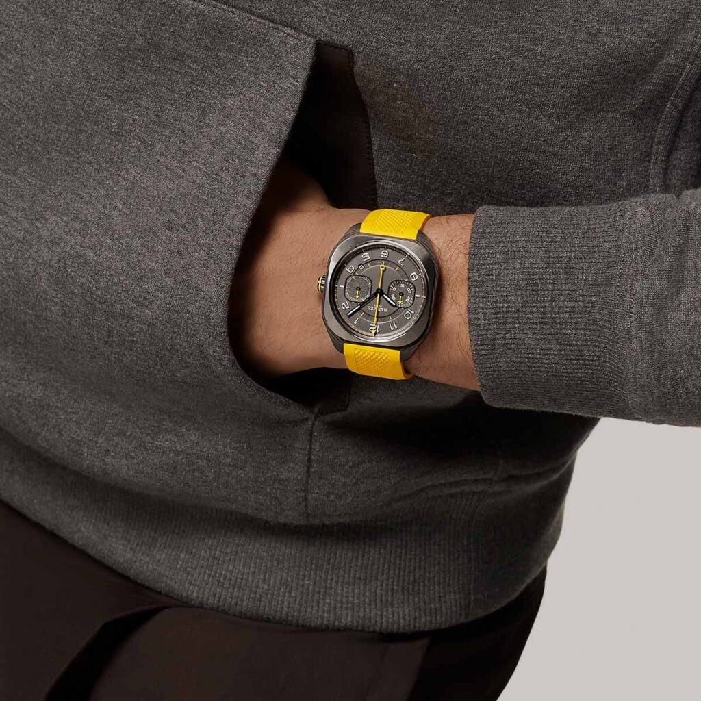 Hermès H08 Chronographe in Naples Yellow