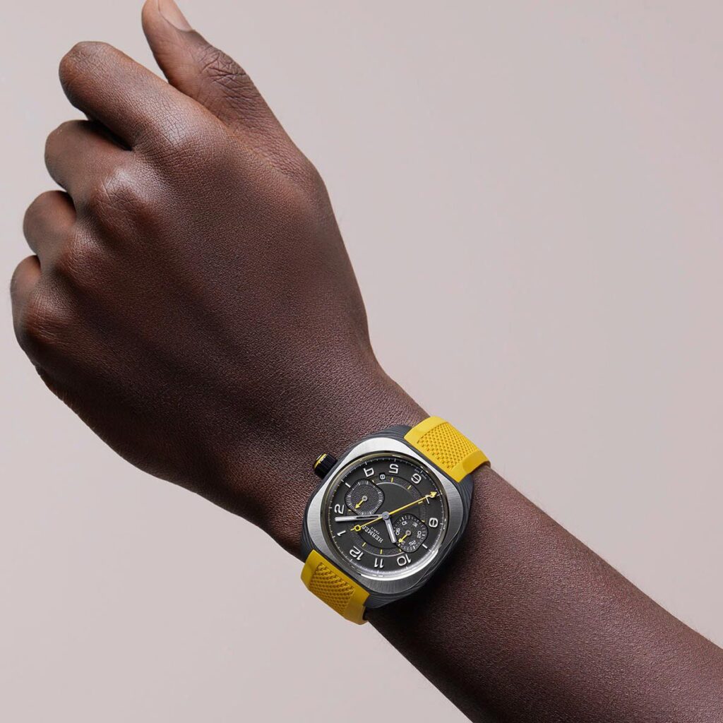 Hermès H08 Chronographe in Naples Yellow