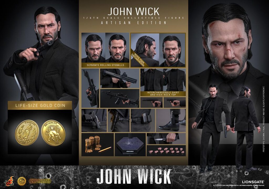 Hot Toys John Wick (Artisan Edition) 1/6 Collectible Figure