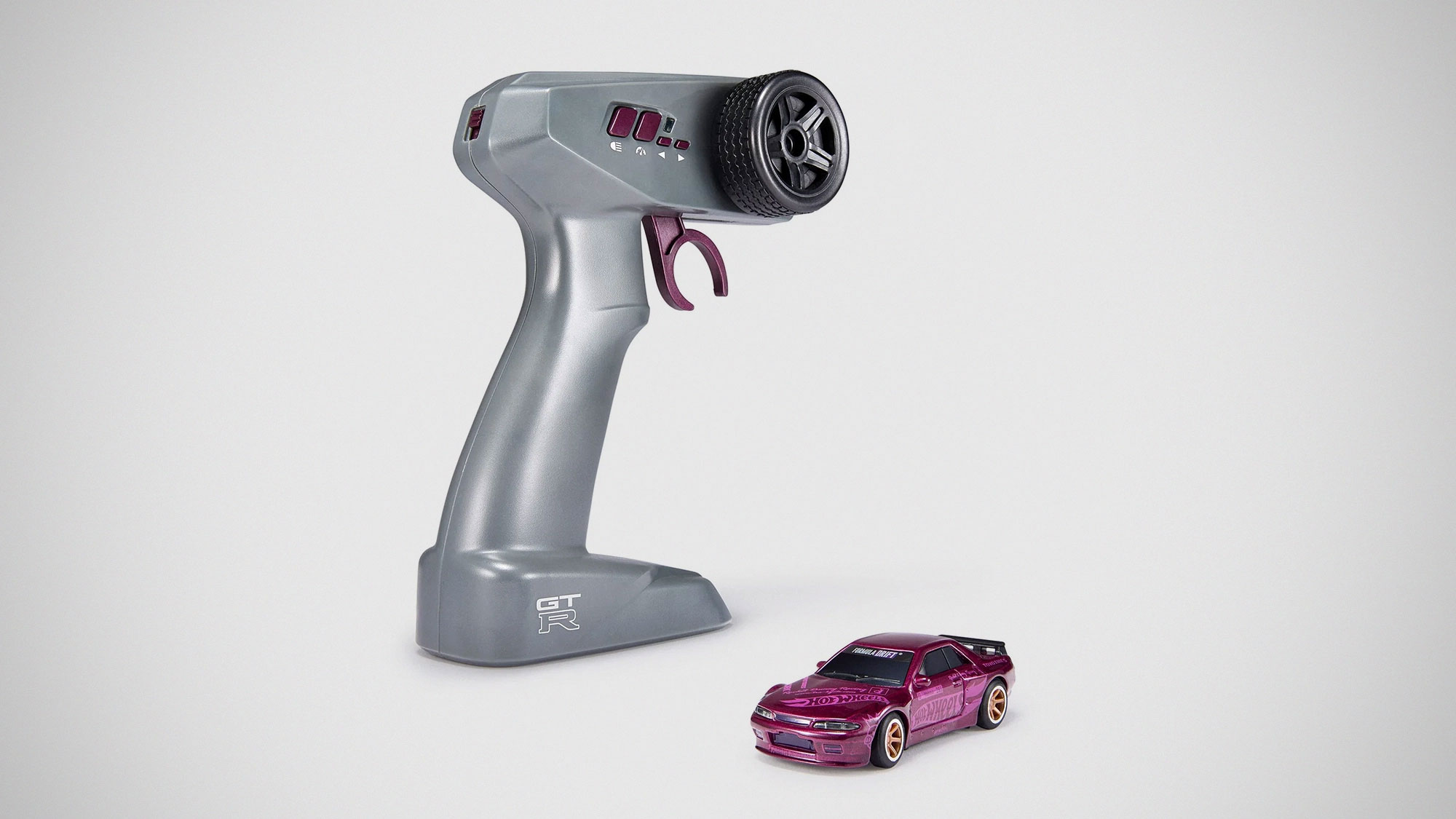 Mattel Creations Hot Wheels R/C 1:64 Nissan Skyline GTR R32 Pandem – Purple RLC