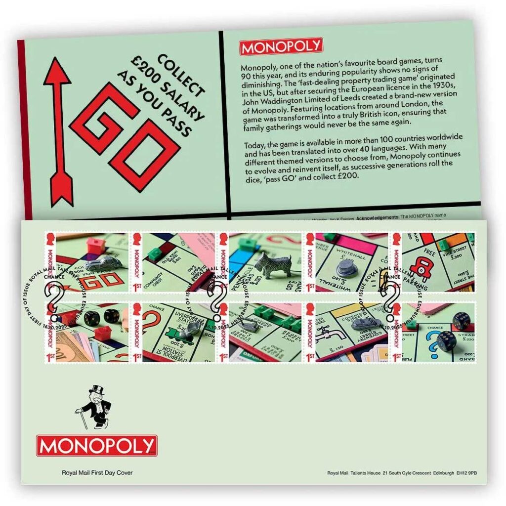 Royal Mail Monopoly Philatelic Collection