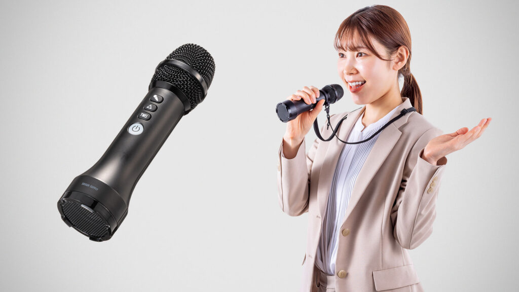 Sanwa MM-SPAMP20 Microphone with Loudspeaker