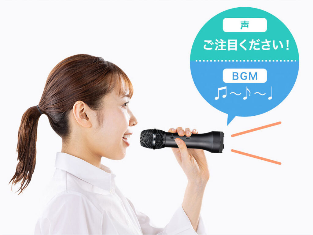 Sanwa MM-SPAMP20 Microphone with Loudspeaker