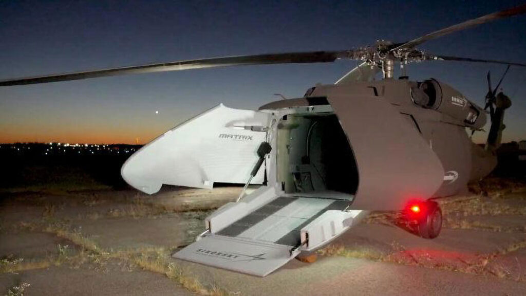 Sikorsky S-70UAS U-Hawk Fully Autonomous Helicopter