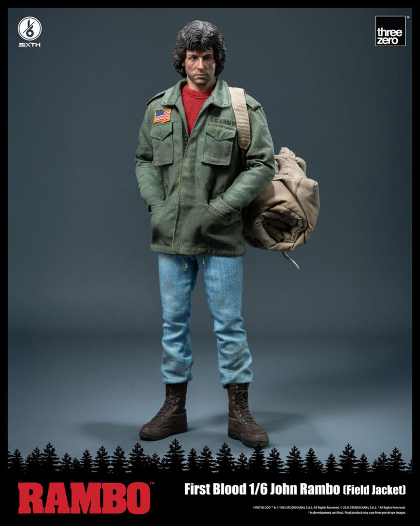 ThreeZero Rambo: First Blood 1/6 John Rambo (Field Jacket) Figure