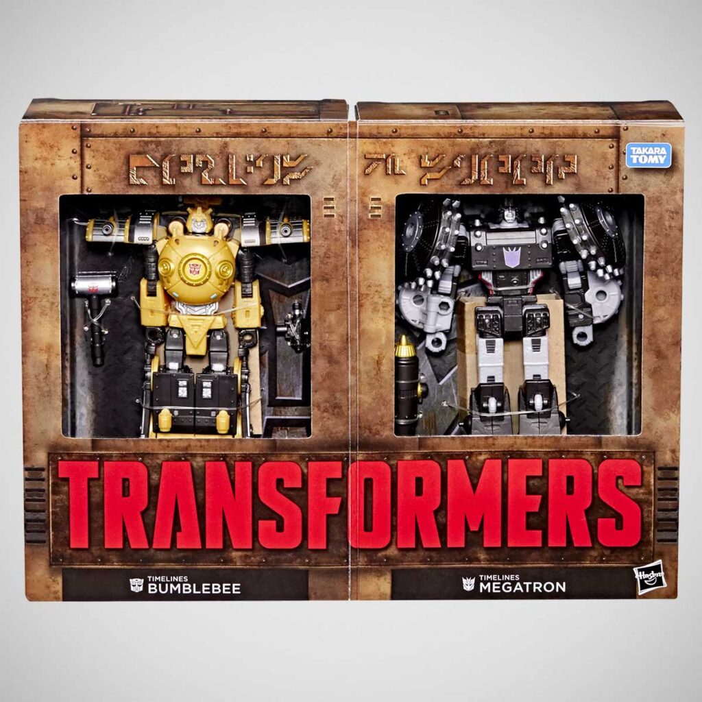 Transformers Hearts of Steel Timelines Megatron and Timelines Bumblebee