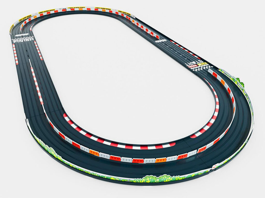 CandyLab Candycar Roadworks Toy Car Playset