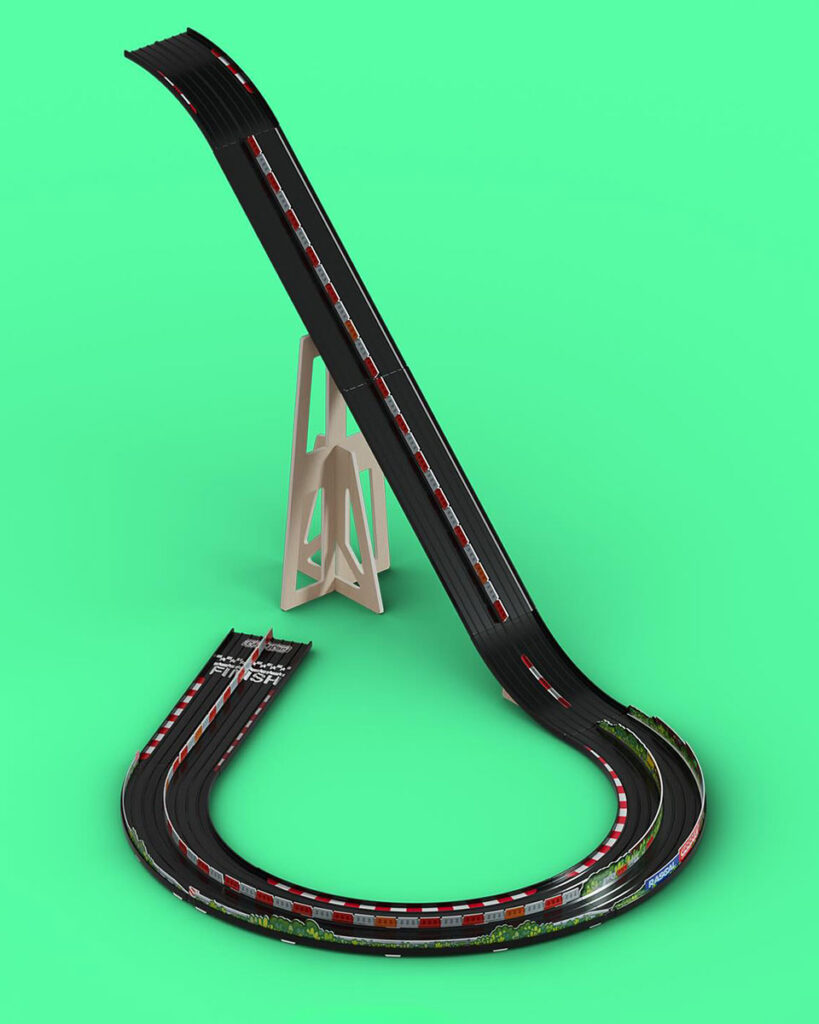 CandyLab Candycar Roadworks Toy Car Playset