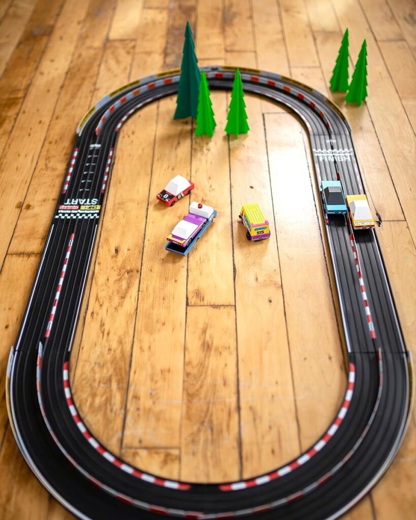 CandyLab Candycar Roadworks Toy Car Playset