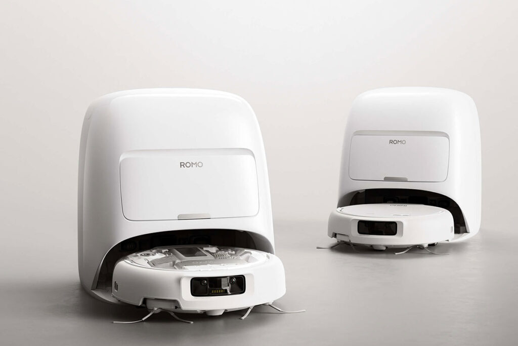 DJI ROMO S and A Robot Vacuums