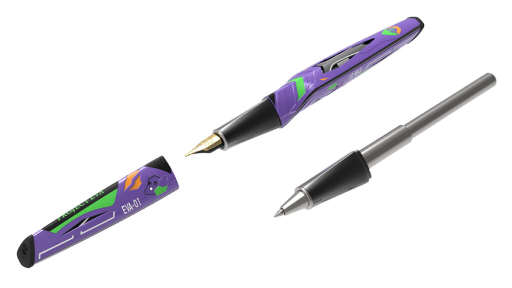 Evangelion 30th Anniversary Gravity.Mobius Unit-01 Fountain Pen & Ballpoint Pen Set