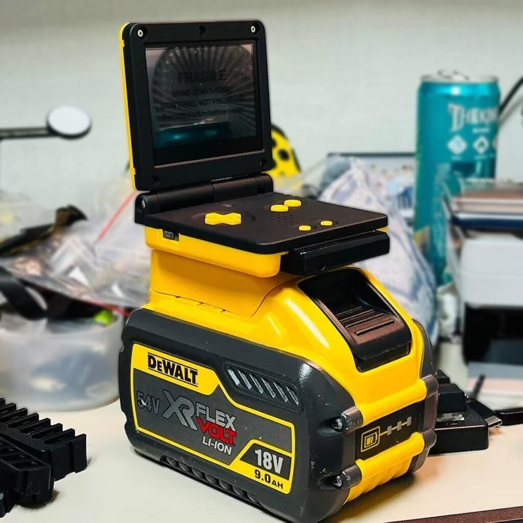 Game Boy Advanced Special with Battery Mod