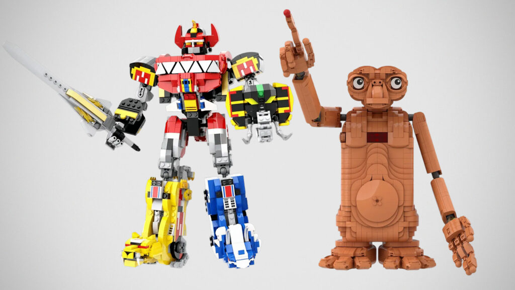 LEGO Ideas Dino Megazord, E.T. and More