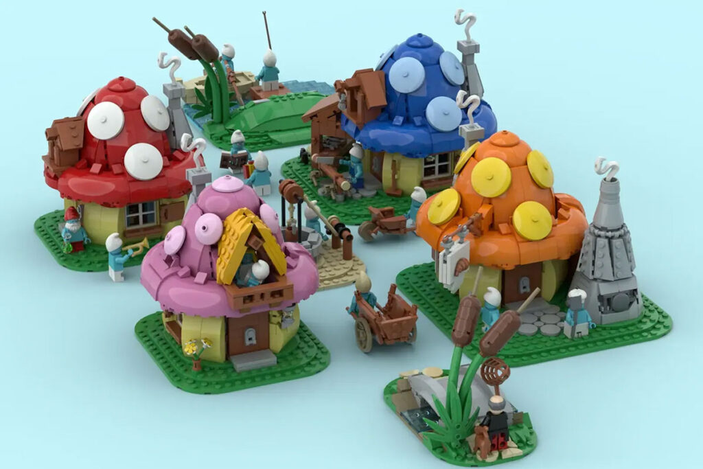 LEGO Ideas Smurf Village by The Half Blood Baron