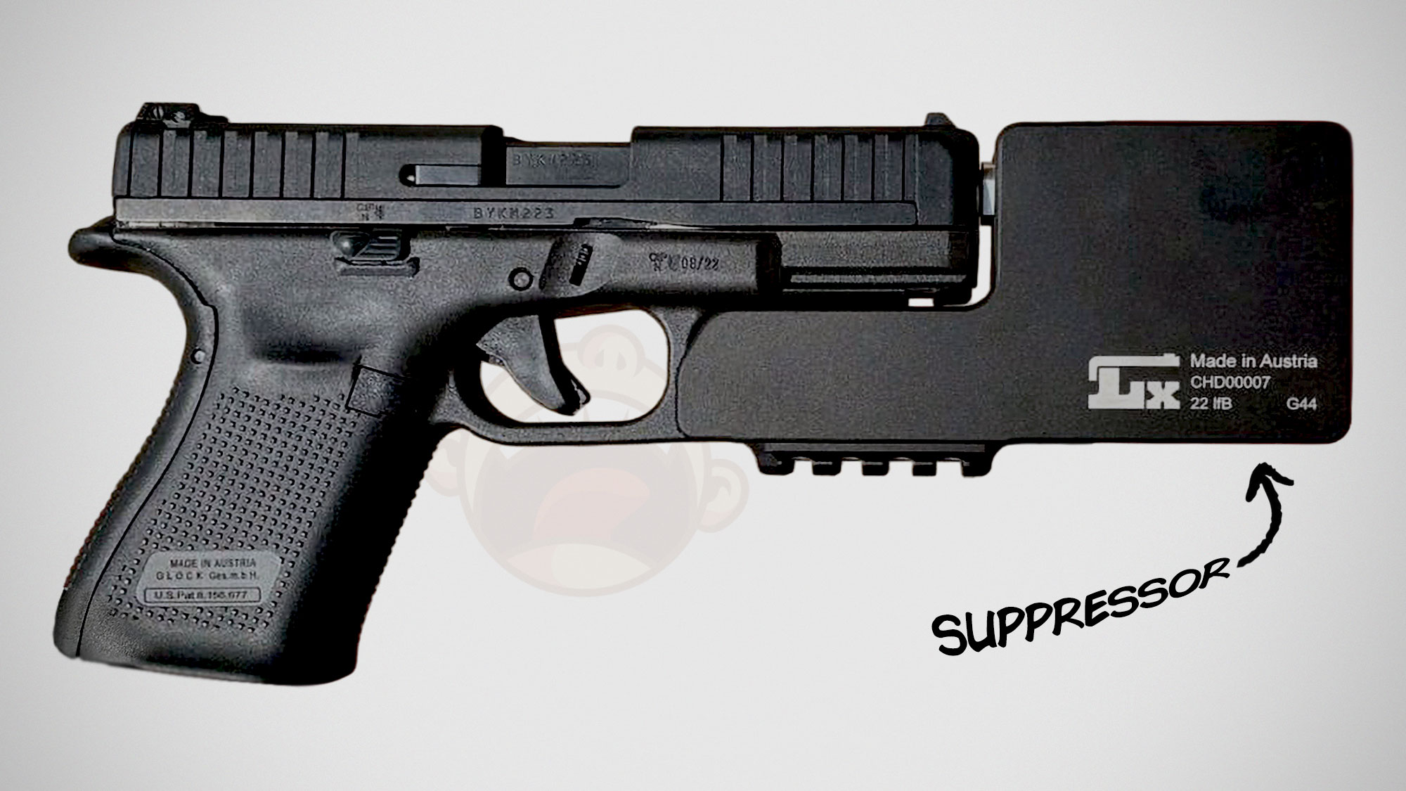 LIMEX MKD44 Suppressor for Glock 44