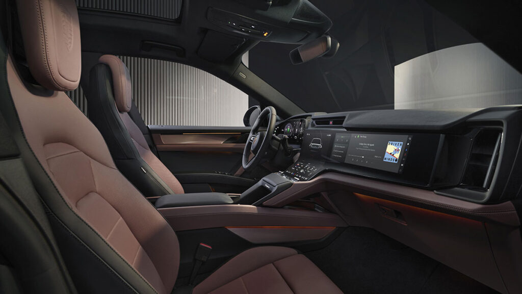 2026 Porsche Cayenne Electric Turbo showcasing interior design