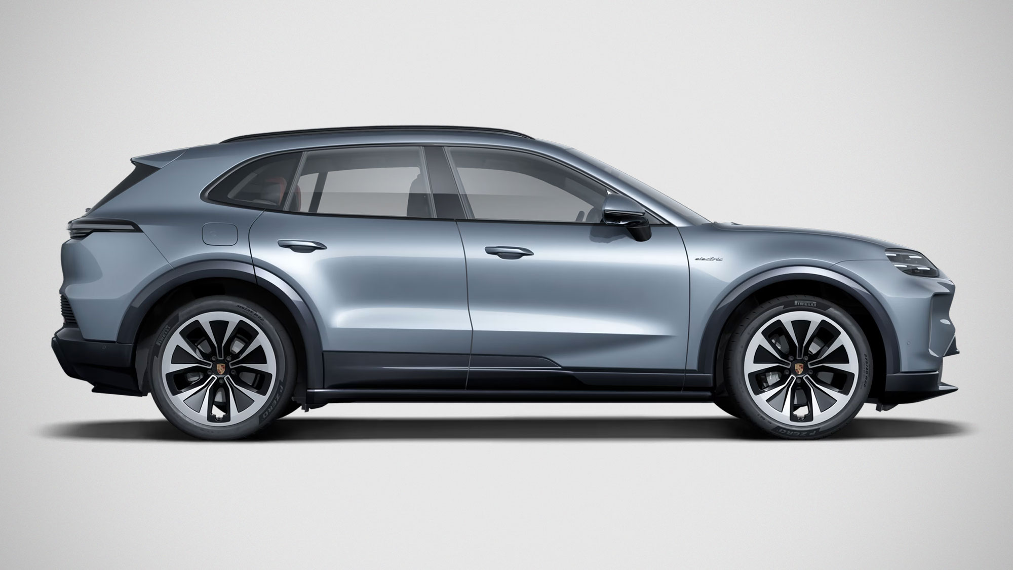 2026 Porsche Cayenne Electric Turbo showcasing exterior design and aerodynamic features