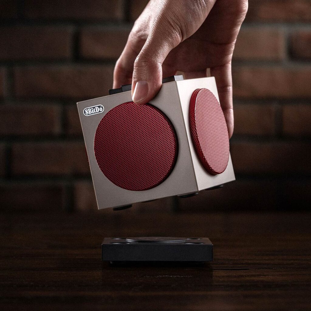 8BitDo Retro Cube 2 Speaker N Edition NES-inspired Bluetooth speaker with D-pad controls