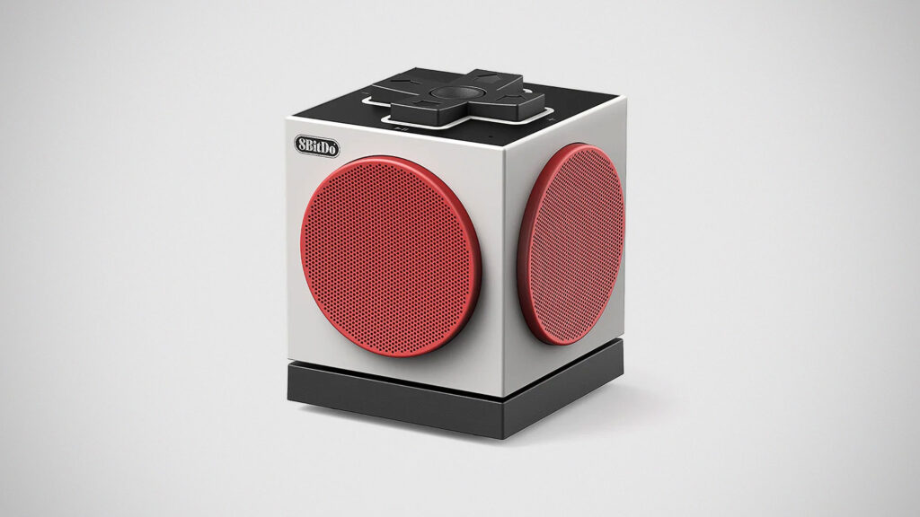8BitDo Retro Cube 2 Speaker N Edition NES-inspired Bluetooth speaker with D-pad controls