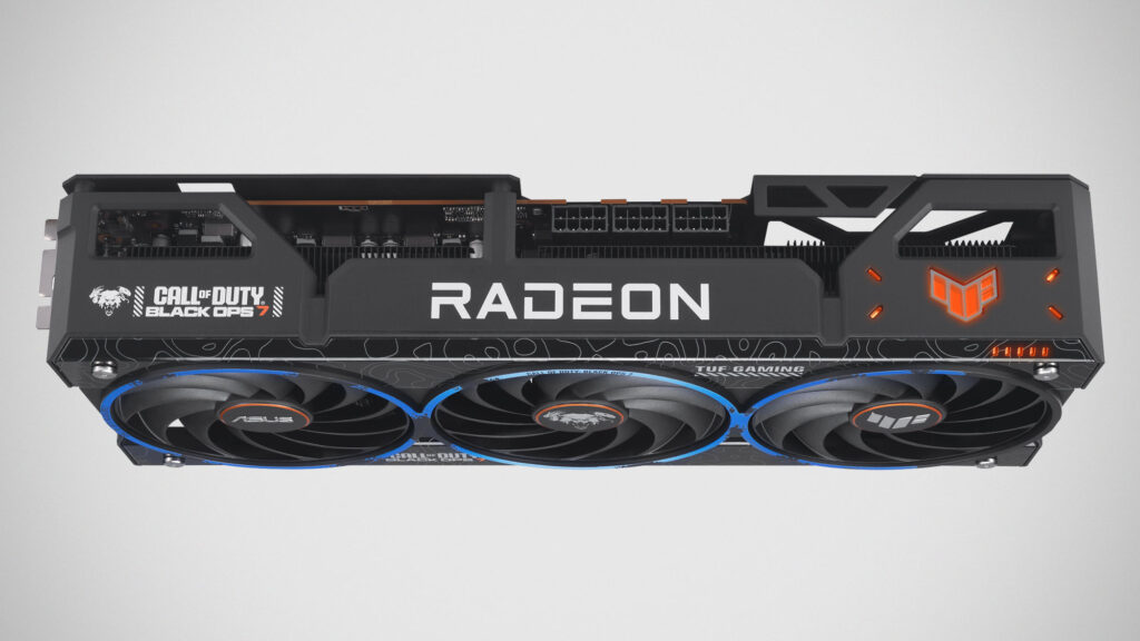 ASUS Call of Duty Black Ops 7 Special Edition of the TUF Gaming Radeon RX 9070 XT GPU