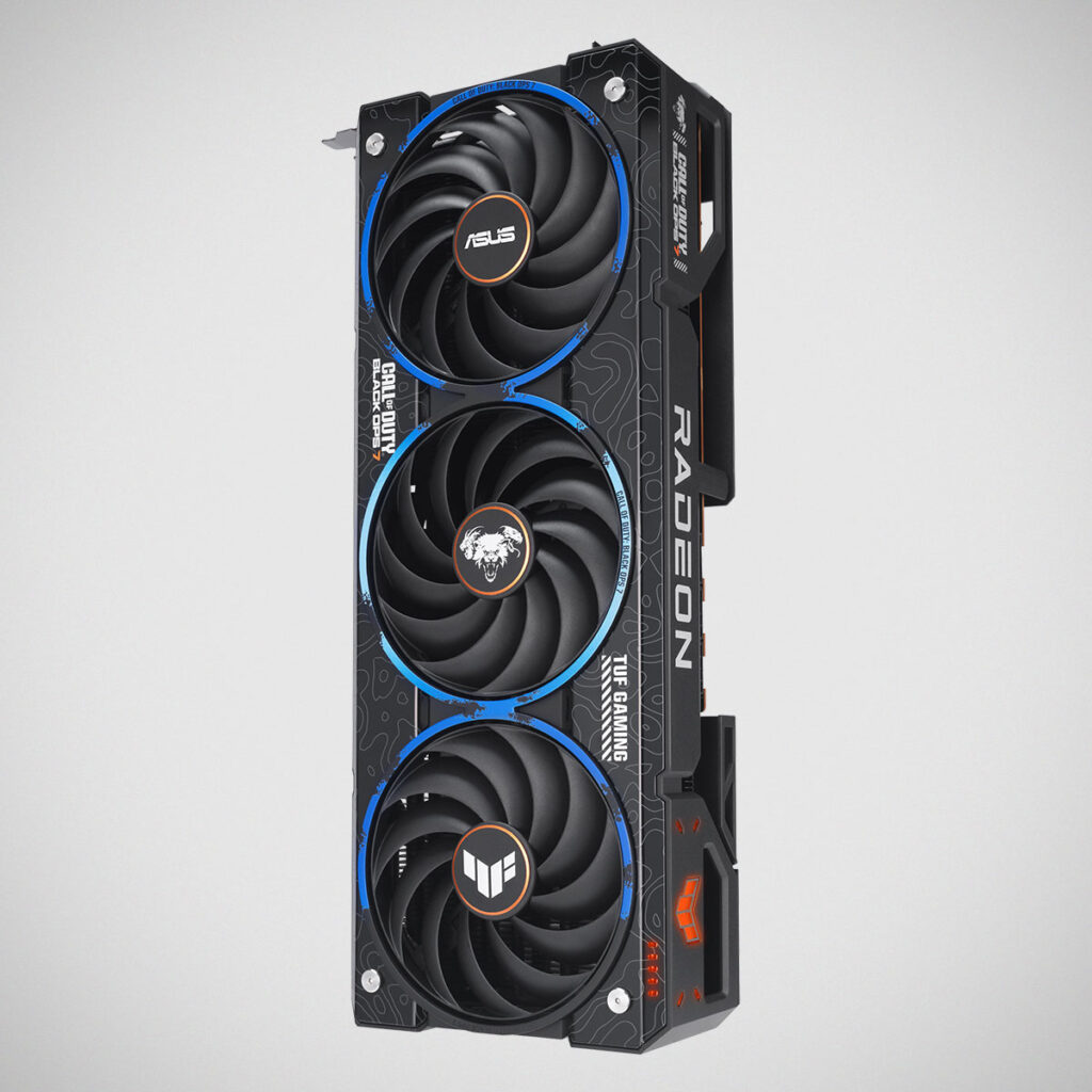 ASUS Call of Duty Black Ops 7 Special Edition of the TUF Gaming Radeon RX 9070 XT GPU