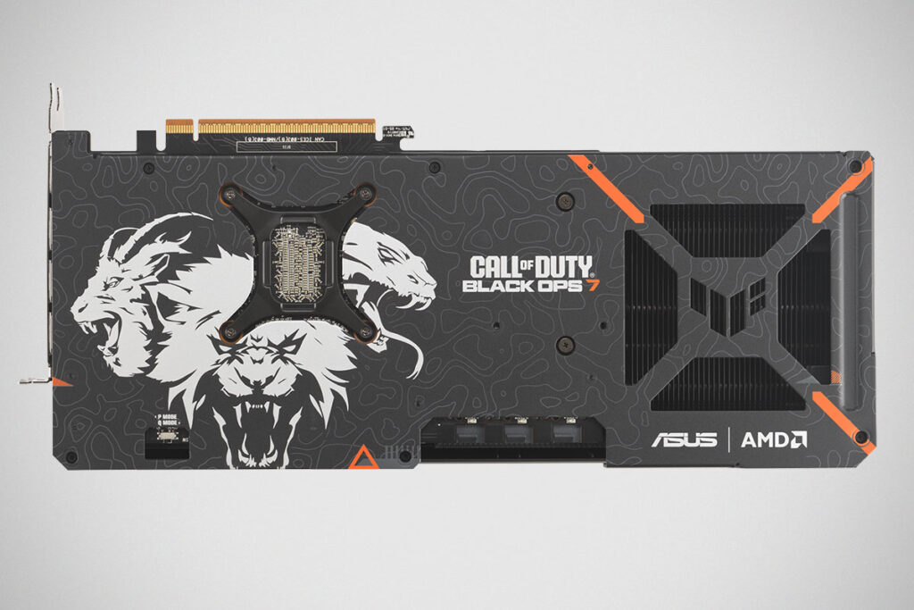 ASUS Call of Duty Black Ops 7 Special Edition of the TUF Gaming Radeon RX 9070 XT GPU