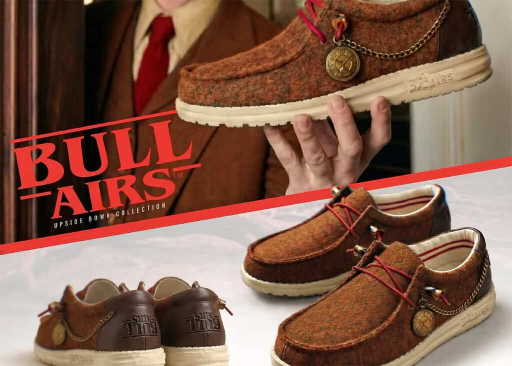 Bull Airs Upside Down Collection Part 2 Stranger Things sneakers featuring Vecna, Hellfire Club, and Max Mayfield designs