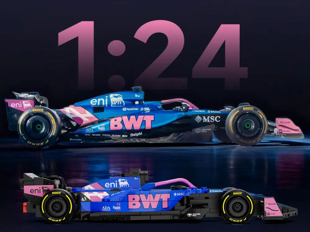 CaDA 1:24 Alpine A525 Formula 1 race car building set