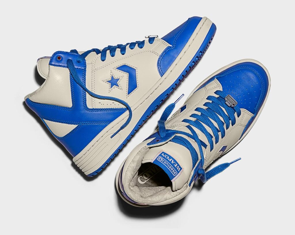 Nike and Converse x Stranger Things sneakers including Air Max 1, Dunk Low, and Chuck 70 with distressed 1980s Hawkins-inspired details