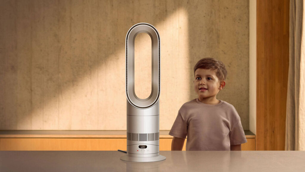 Dyson Hot+Cool HF1 bladeless heater and cooling fan with Remote Link pre-heat feature
