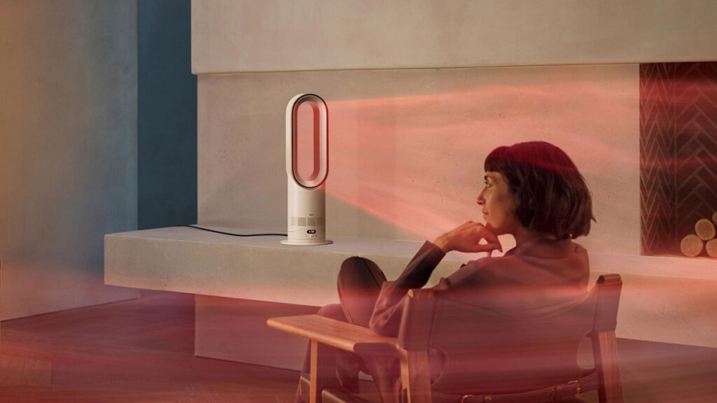 Dyson Hot+Cool HF1 bladeless heater and cooling fan with Remote Link pre-heat feature