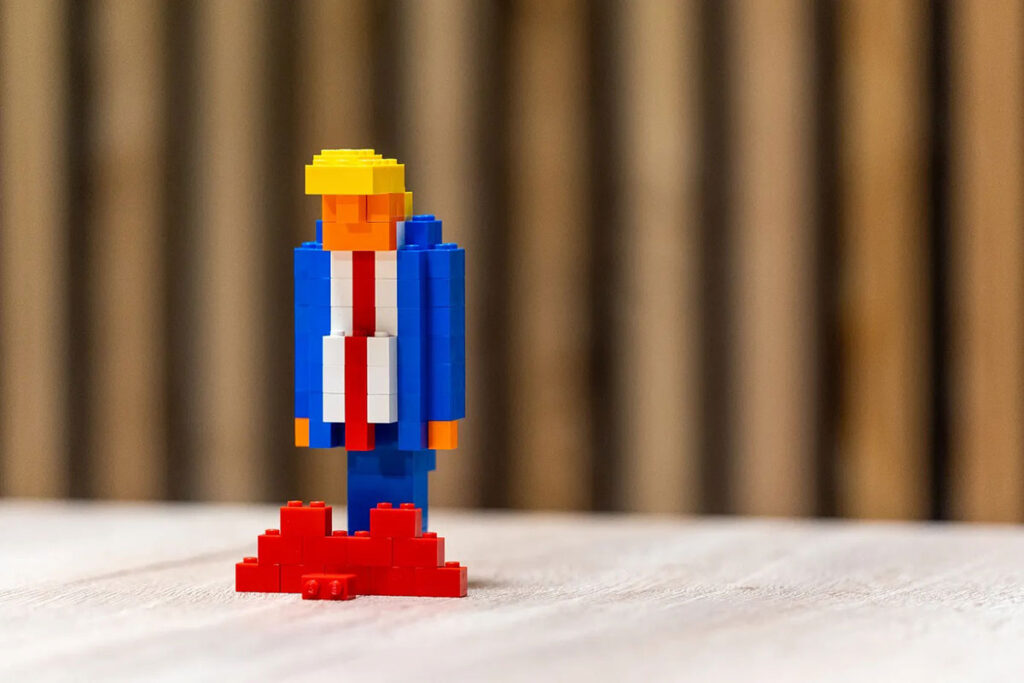EGO President LEGO MOC Trump Build