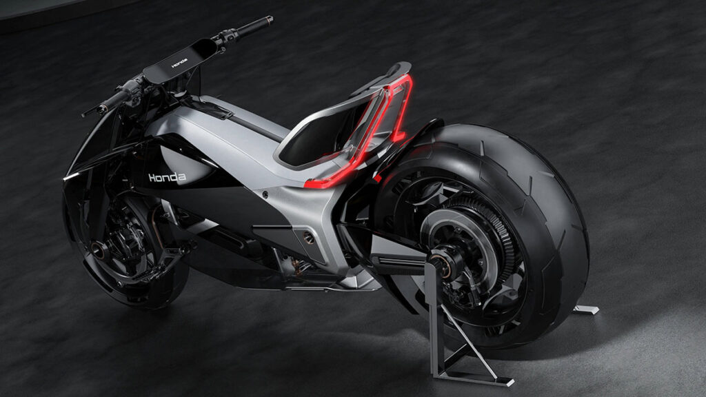Honda EV Outlier Concept electric motorcycle unveiled at Japan Mobility Show 2025
