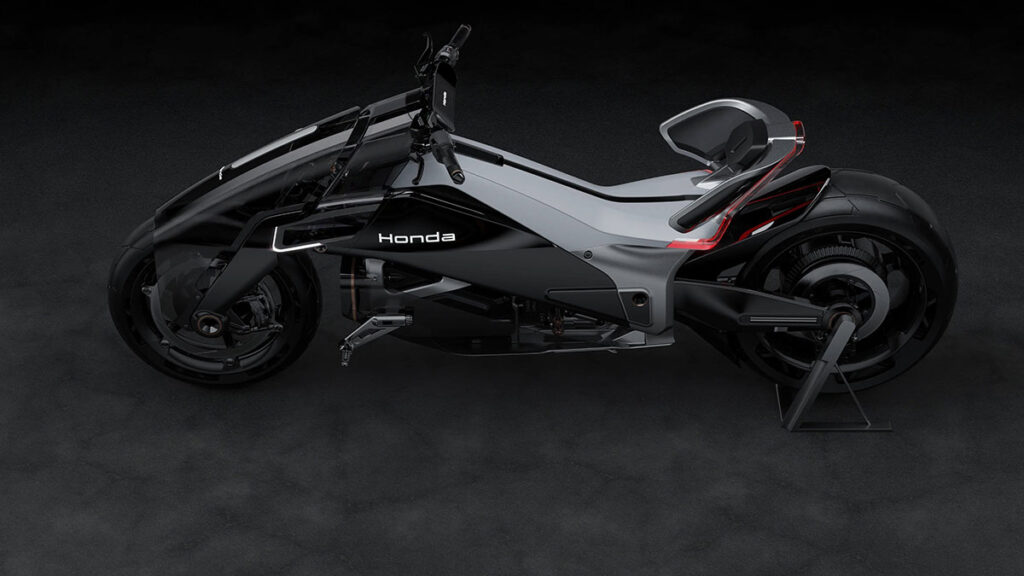 Honda EV Outlier Concept electric motorcycle unveiled at Japan Mobility Show 2025