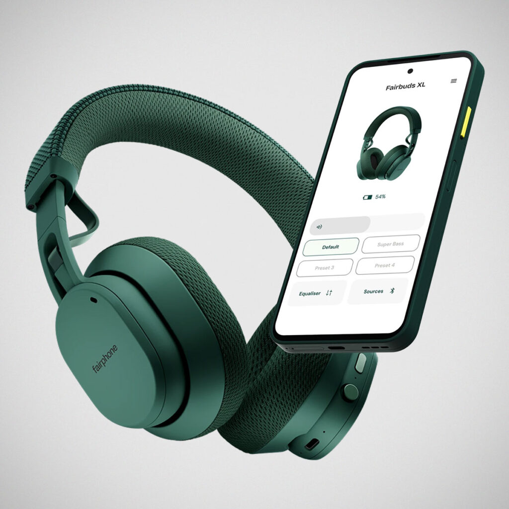 Fairbuds XL (2025) over-ear headphones with modular repairable design