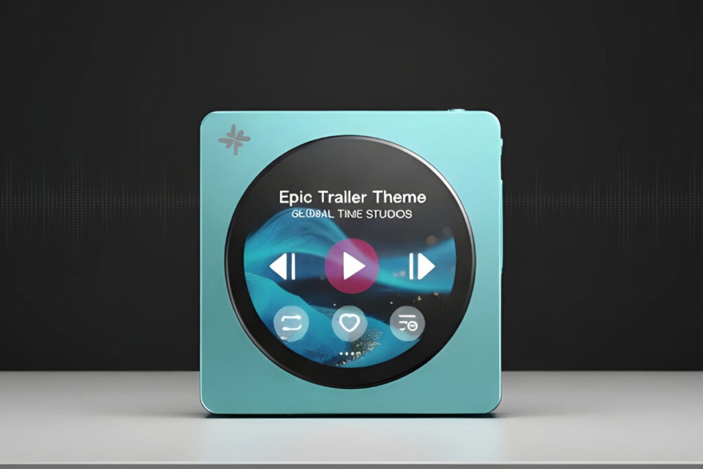 FiiO Snowsky Disc portable music player with circular touchscreen and retro CD player design