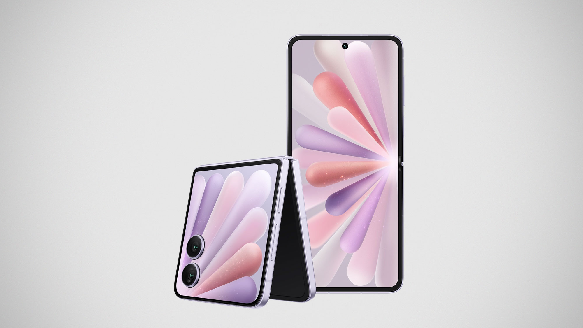 Honor Magic V Flip2 foldable smartphone with large 4-inch external display and dual-screen design shown open and closed