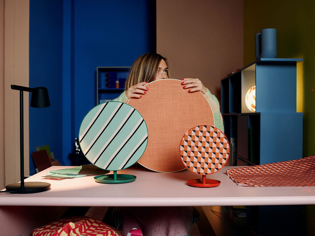 IKEA SOLSKYDD Bluetooth speakers in bold color designs by Tekla Evelina Severin