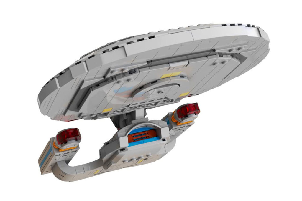 Midi Scale Star Trek: U.S.S. Enterprise NCC-1701-D with Shuttlepod GWP
