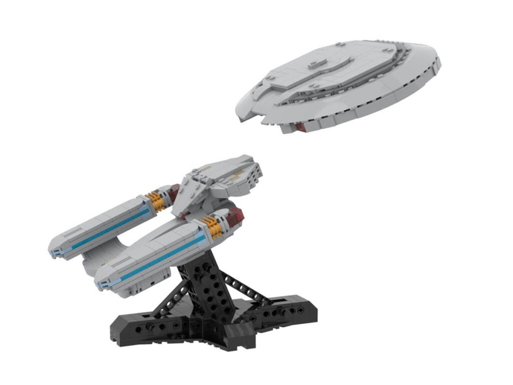 Midi Scale Star Trek: U.S.S. Enterprise NCC-1701-D with Shuttlepod GWP